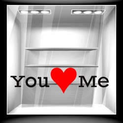 Αυτοκόλλητο βιτρίνας - Αγίος Βαλεντίνος 38